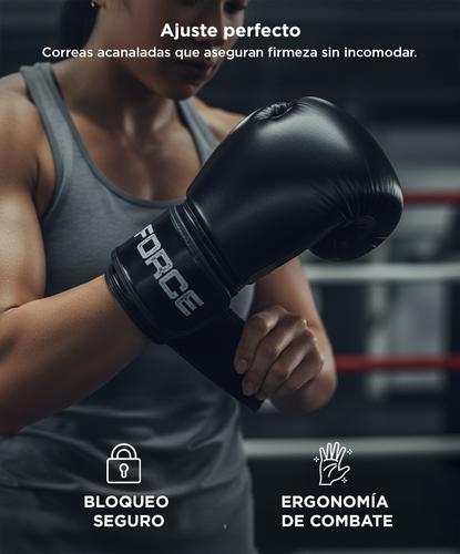 Guantes de Boxeo Gadnic Profesional de Combate Negro - 4