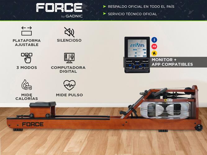 Maquina Simulador de Remo Gadnic SR1000FIT Bluetooth - 1