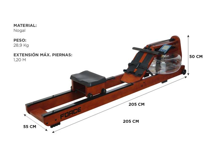 Maquina Simulador de Remo Gadnic SR1000FIT Bluetooth - 4