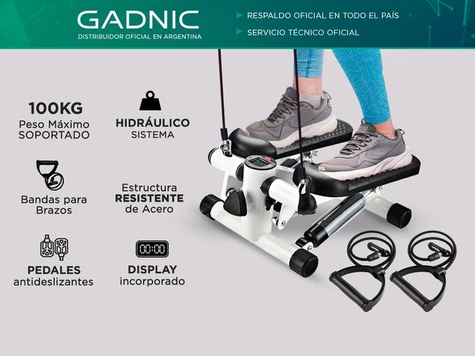 Escalador Gadnic Mini Stepper Con Bandas 100kg Hidráulico Antideslizante - 1