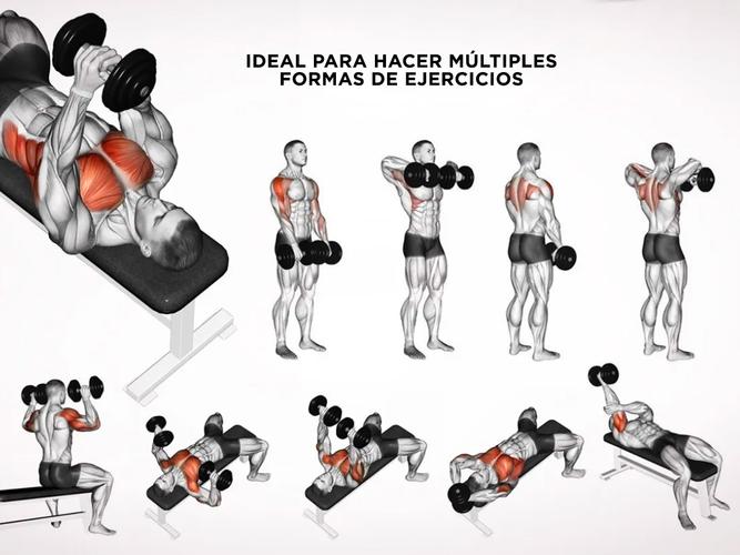 Kit 2 Mancuernas Pesas + 20 Kg Discos A Rosca Cromadas Gym - 4