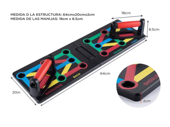Sistema De Flexiones De Brazos Gadnic Portable - 4