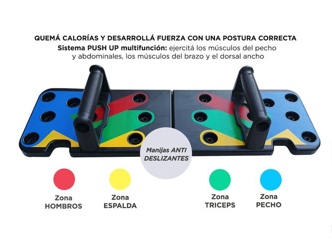 Sistema Para Flexiones De Brazo FORCE F51PRP Portable 12 En 1 - 2