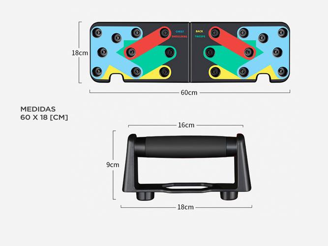 Sistema Para Flexiones De Brazo FORCE F51PRP Portable 12 En 1 - 4