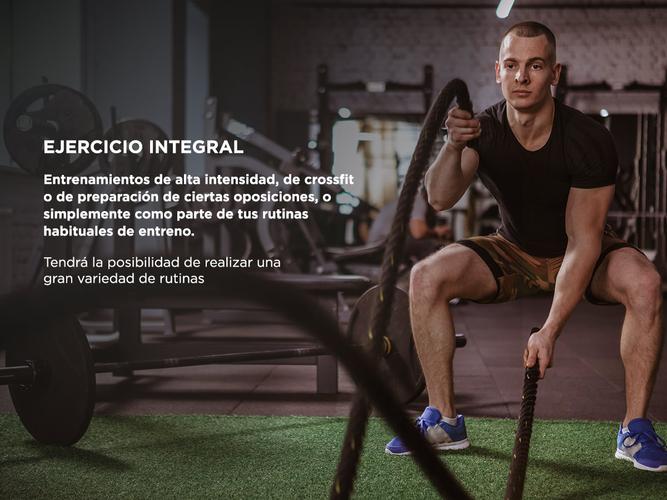Soga Crossfit Funcional Gadnic Battle Rope 35mm 9mts Puntas Termoselladas Profesional - 3