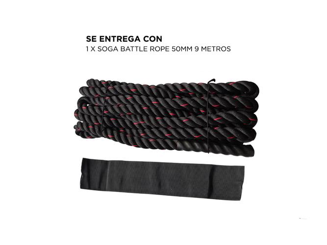 Soga De Entrenamiento Gadnic Battle Rope 50mm x 9 Mts - 6