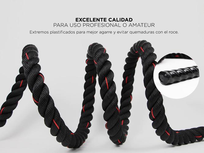  Soga De Entrenamiento Gadnic Battle Rope 38mm x 15 Mts - 2