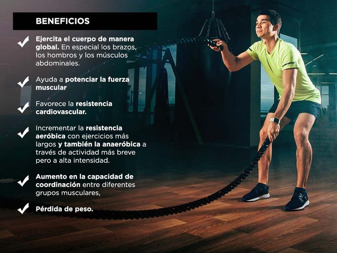  Soga De Entrenamiento Gadnic Battle Rope 38mm x 15 Mts - 4