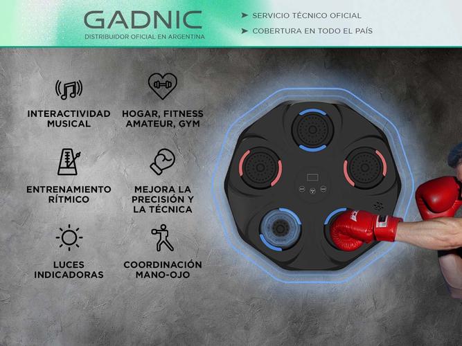 Kit de Boxeo Gadnic Pad Musical y Guantes - 1