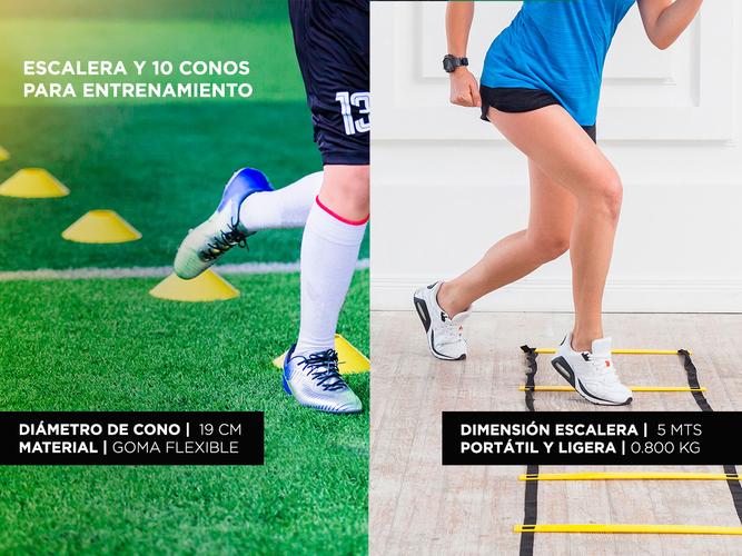 Kit Entrenamiento Gadnic Funcional Escalerita + Sogas y bandas - 5