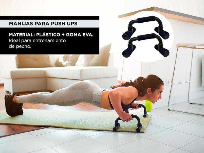 Kit Entrenamiento Fitness Gadnic Ab Wheel + Soga + Manijas + Hand Grip - 4