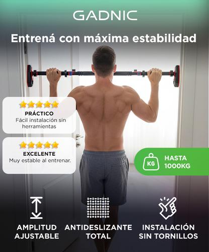 Barra De Dominadas Gadnic Hasta 225kg Extensible 65 A 100 cm - 1