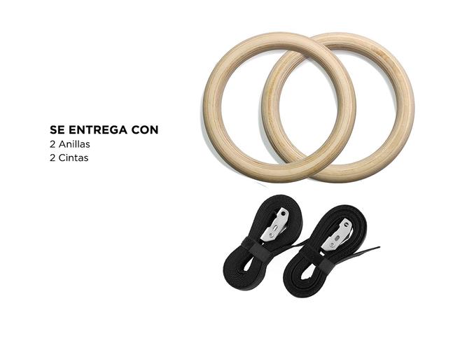 Anillas De Madera Gadnic Gimnasia Calistenia - 6