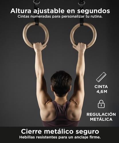 Anillas De Madera Gadnic Gimnasia Calistenia - 3