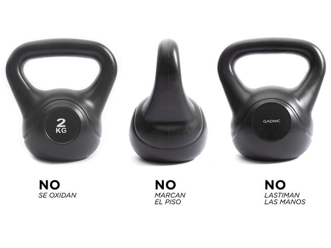 Kettlebell Pesa Rusa 2kg PVC Fitness - 4