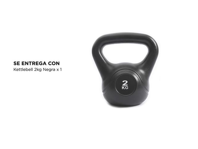 Kettlebell Pesa Rusa 2kg PVC Fitness - 5