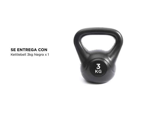 Kettlebell Pesa Rusa Gadnic 3kg PVC Fitness - 5
