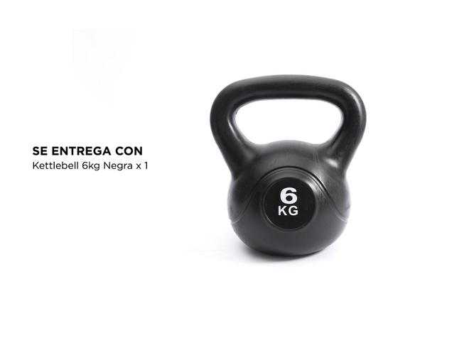 Kettlebell Pesa Rusa Gadnic 6kg PVC Fitness - 5