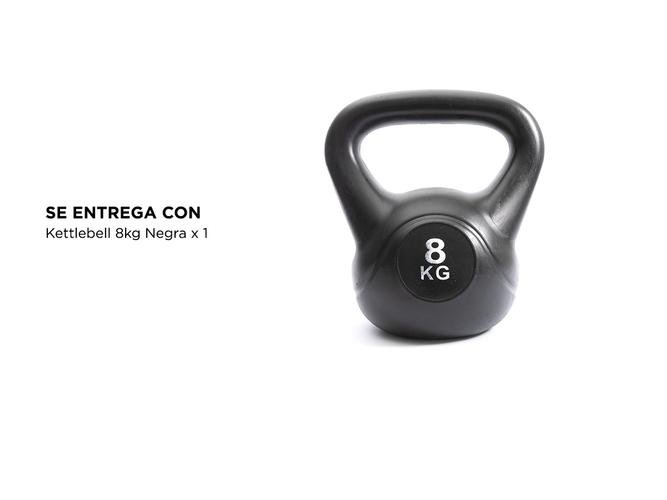 Kettlebell Pesa Rusa Gadnic 8kg PVC Fitness - 5