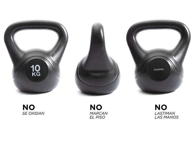 Kettlebell Pesa Rusa Gadnic 10kg PVC Fitness - 4