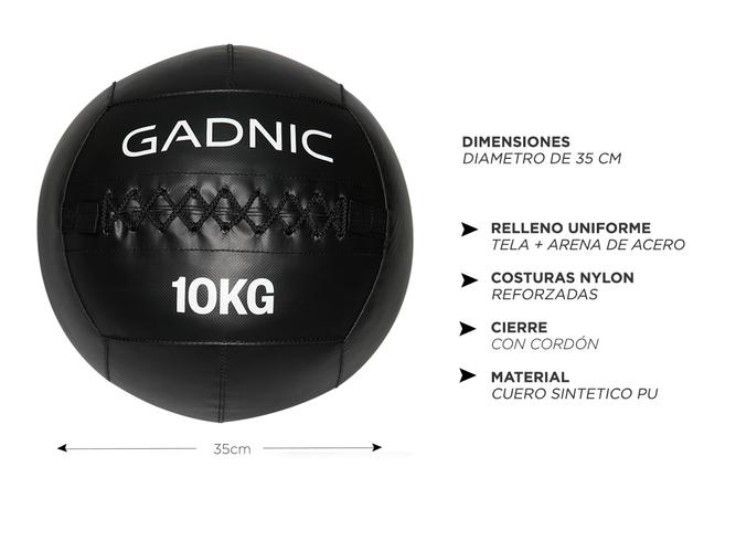 Medicine Ball Wall Ball Gadnic 10kg Crossfit - 4