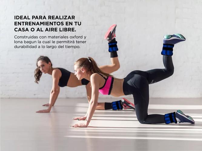 Par De Tobilleras Gadnic 1Kg Total Fitnes Reforzada - 4
