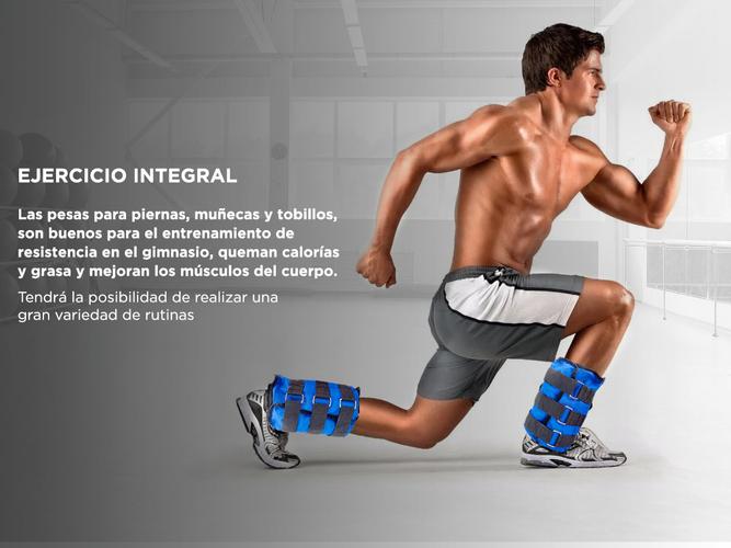 Par De Tobilleras Gadnic 10Kg Total Fitnes Reforzada - 2