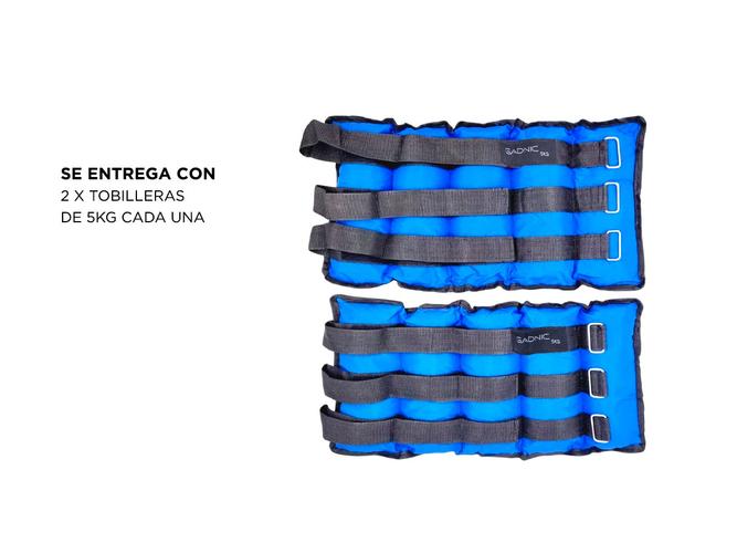 Par De Tobilleras Gadnic 10Kg Total Fitnes Reforzada - 5
