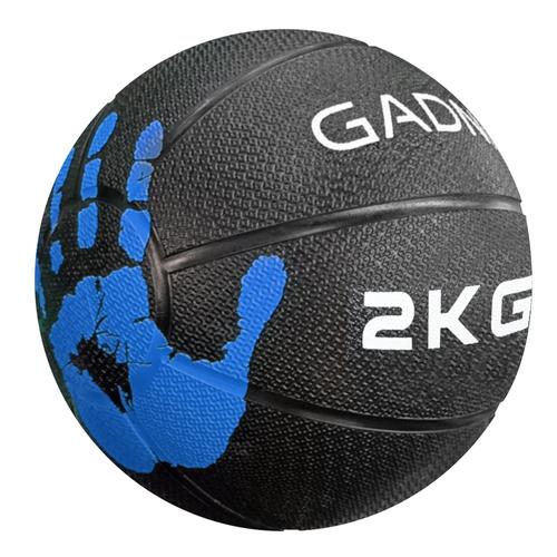 Medicine Ball Dura Rubber Goma Fitness 2KG - 0