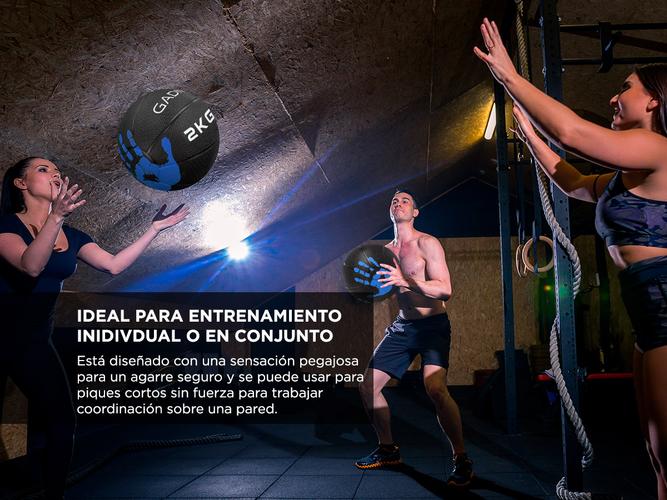 Medicine Ball Dura Rubber Goma Fitness 2KG - 3