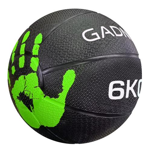 Medicine Ball Dura Rubber Goma Fitness 6KG - 0