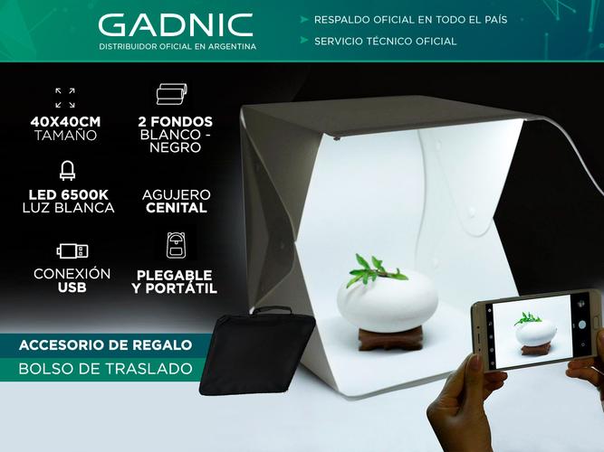 Caja de Luz para Fotografia Profesional Gadnic 40 x 40 cm - 1
