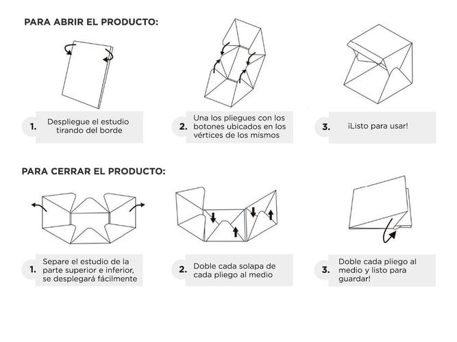Caja de Luz para Fotografia Profesional Gadnic 40 x 40 cm - 4