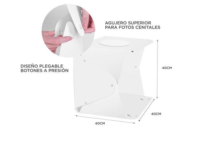 Caja de Luz para Fotografia Profesional Gadnic 40 x 40 cm - 5
