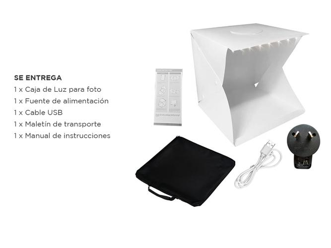 Caja de Luz para Fotografia Profesional Gadnic 40 x 40 cm - 6