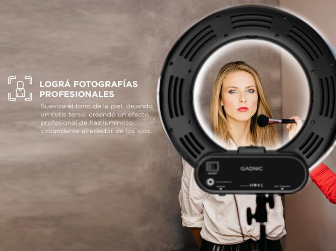 Aro Iluminador Led Gadnic 36cm 14 Outlet - 2