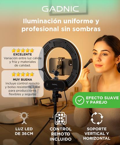 Aro Iluminador Led Gadnic 36cm 14 Outlet - 1