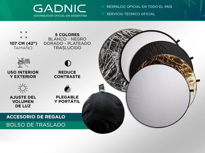 Pantalla Reflectora Gadnic 5en1 Fotografia - 1