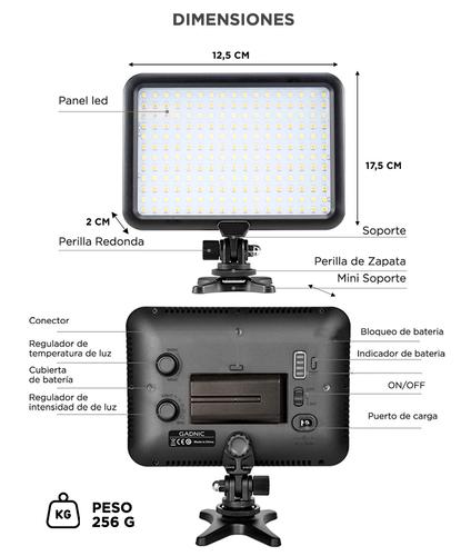 Luz Continua Gadnic F13-9090PH 1300 Lumens - 5