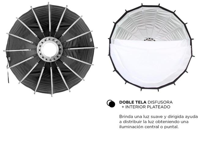 Softbox Triopo Deep KP70 70CM Profesional Para Flash - 3