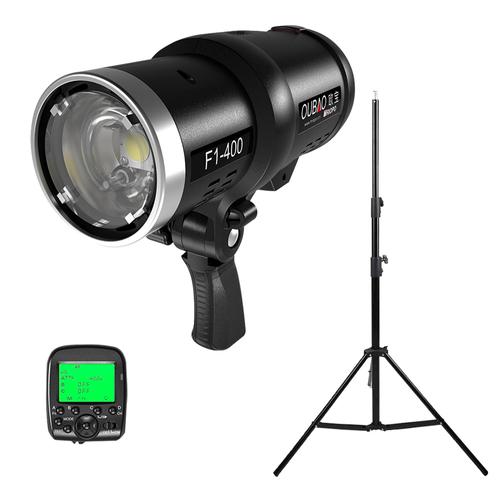 Flash De Estudio Para Exteriores Triopo F1-400 Con Disparador Automatico - 0