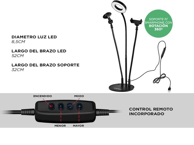 Aro De Luz Led Gadnic Selfie - 5