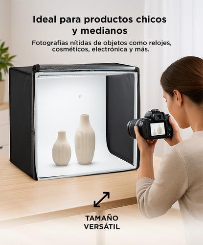 Caja De Luz Para Fotografía Profesional Portátil Gadnic 50 x 50 + Bolso - 4