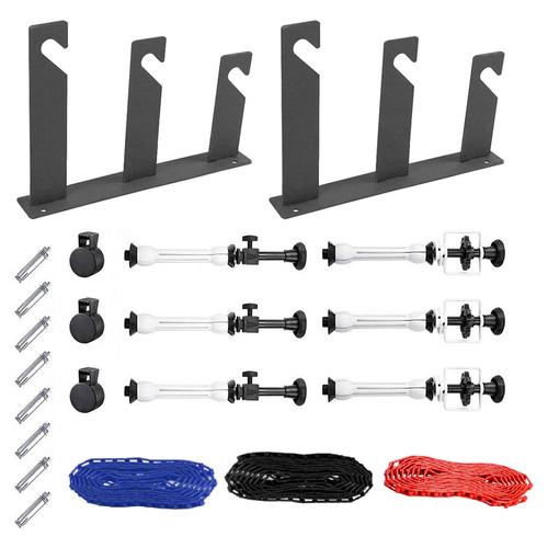 Soporte Fondo Infinito Gadnic x3 Cadenas Ganchos Mensula  - 0