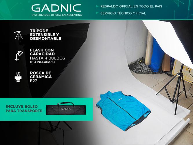 Set Softbox Flash y Trípode Gadnic FOTO0040 Para Fotografía  - 1