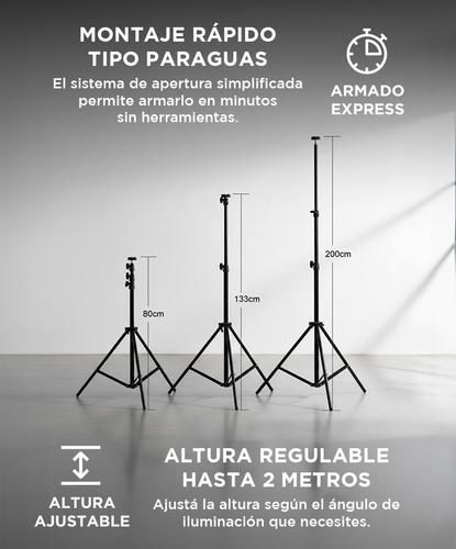 Set Softbox Flash y Trípode Gadnic FOTO0040 Para Fotografía  Usado - 2
