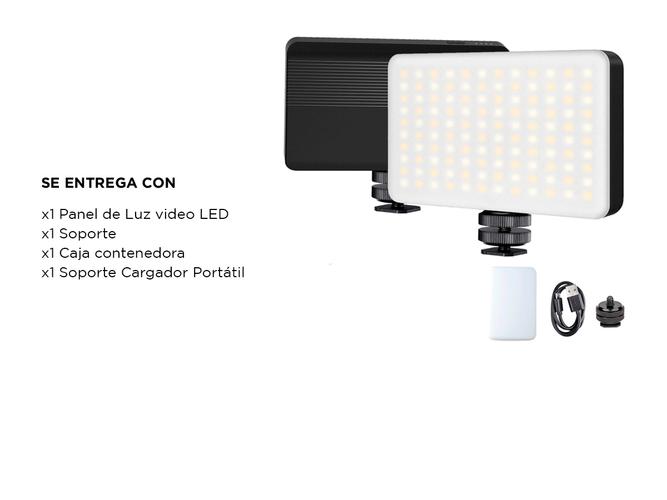 Luz LED RGB VIJIM F44PH con Soporte Profesional 3000 mAH - 5