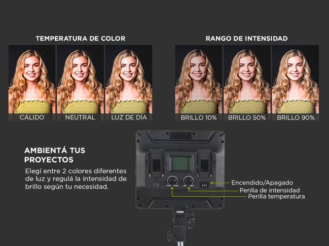 Iluminador Continuo MX Gadnic F8T0-MX600 8400 Lúmenes - 3