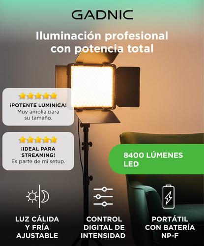 Iluminador Continuo MX Gadnic F8T0-MX600 8400 Lúmenes - 1