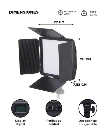 Iluminador Continuo MX Gadnic F8T0-MX600 8400 Lúmenes - 5